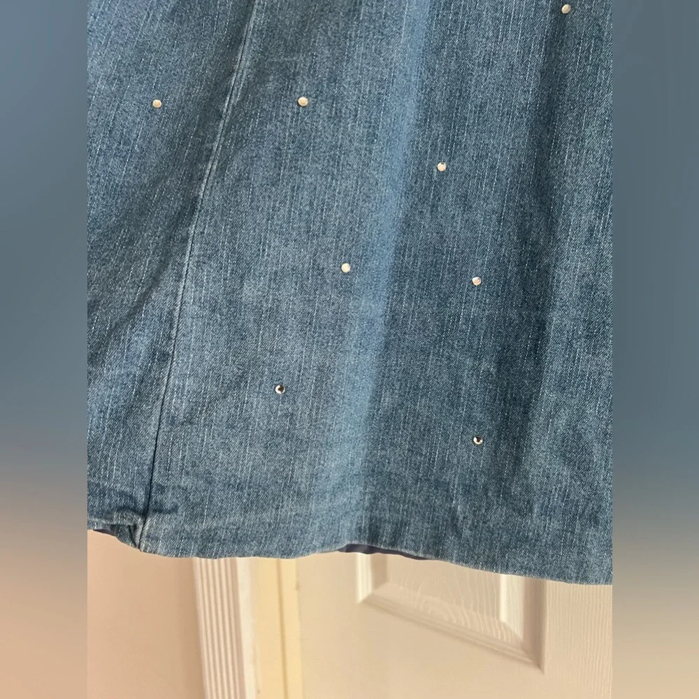 The Quacker Factory Denim Rhinestone Jacket - Picture 12 of 15